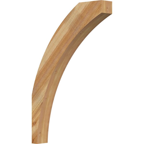 Ekena Millwork 4"W x 24"D x 36"H Thorton Rough Sawn Knee Brace, Western Red Cedar BRC04X24X36THR00RWR - main